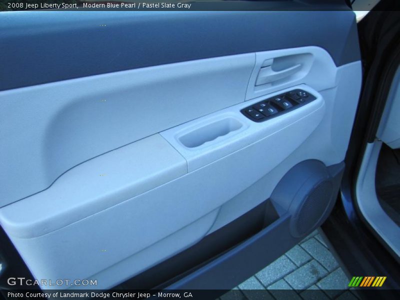 Modern Blue Pearl / Pastel Slate Gray 2008 Jeep Liberty Sport