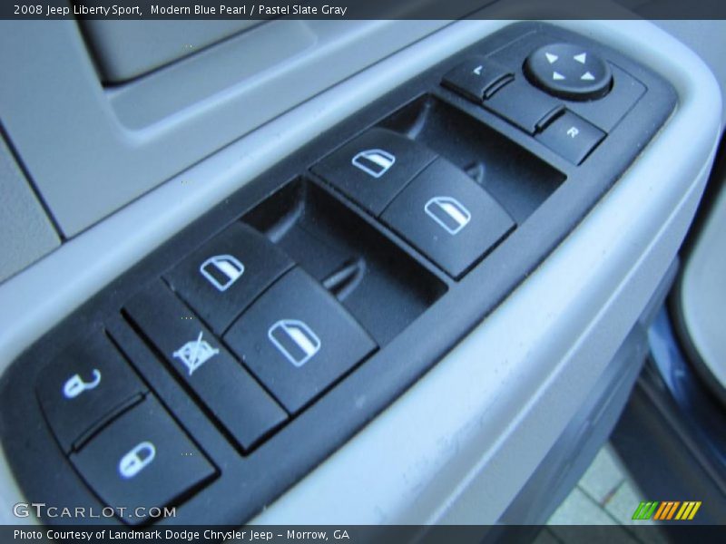 Modern Blue Pearl / Pastel Slate Gray 2008 Jeep Liberty Sport