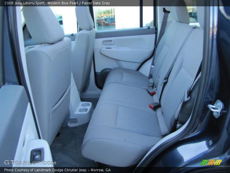 Modern Blue Pearl / Pastel Slate Gray 2008 Jeep Liberty Sport