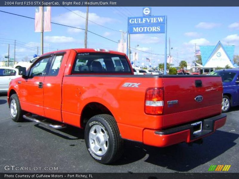 Bright Red / Medium/Dark Flint 2004 Ford F150 STX SuperCab