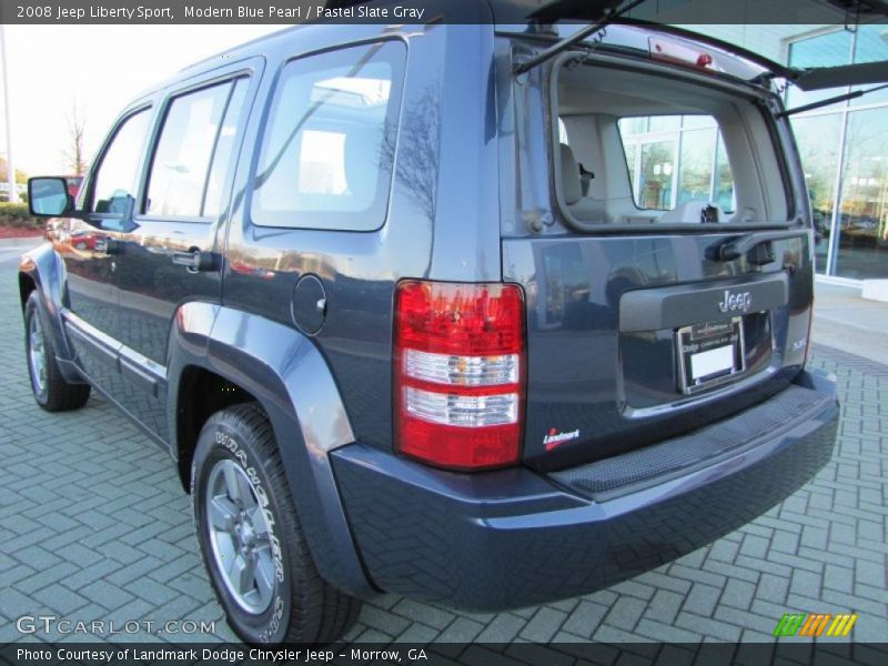 Modern Blue Pearl / Pastel Slate Gray 2008 Jeep Liberty Sport