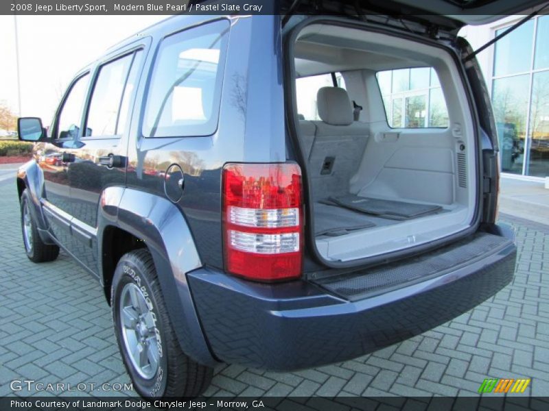 Modern Blue Pearl / Pastel Slate Gray 2008 Jeep Liberty Sport