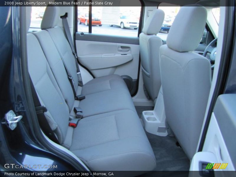 Modern Blue Pearl / Pastel Slate Gray 2008 Jeep Liberty Sport