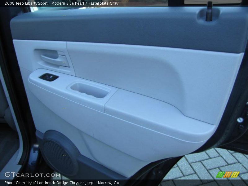 Modern Blue Pearl / Pastel Slate Gray 2008 Jeep Liberty Sport