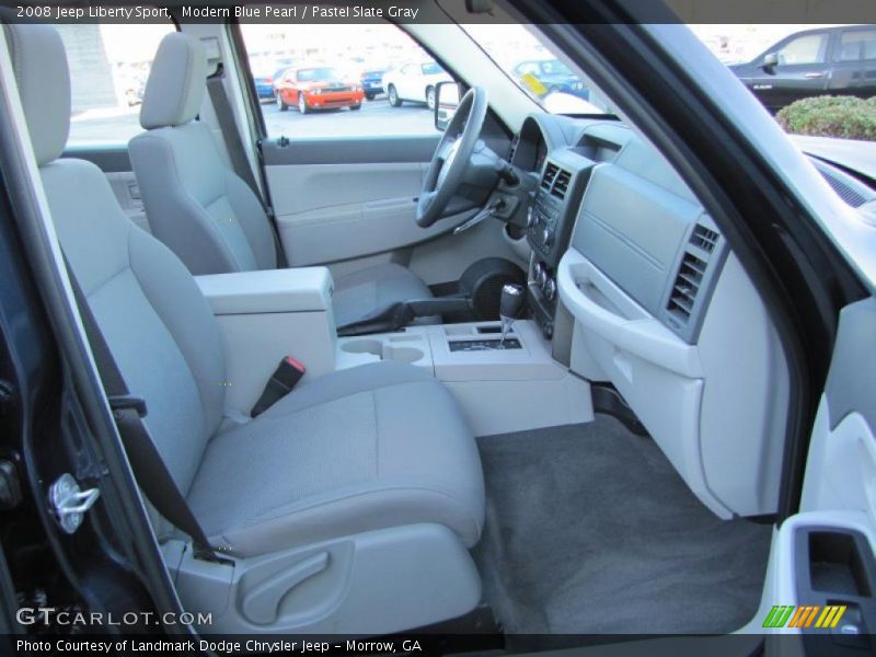 Modern Blue Pearl / Pastel Slate Gray 2008 Jeep Liberty Sport