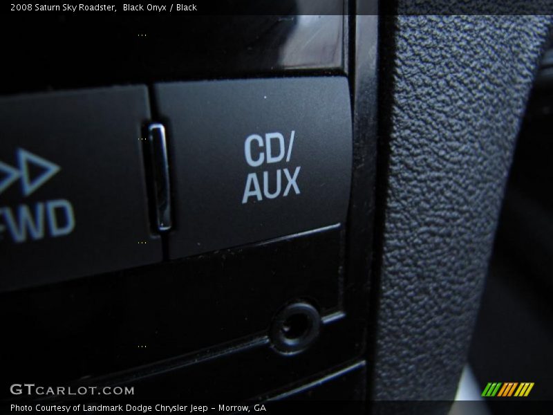Black Onyx / Black 2008 Saturn Sky Roadster