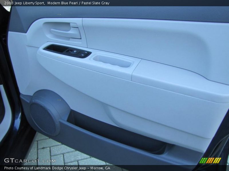 Modern Blue Pearl / Pastel Slate Gray 2008 Jeep Liberty Sport
