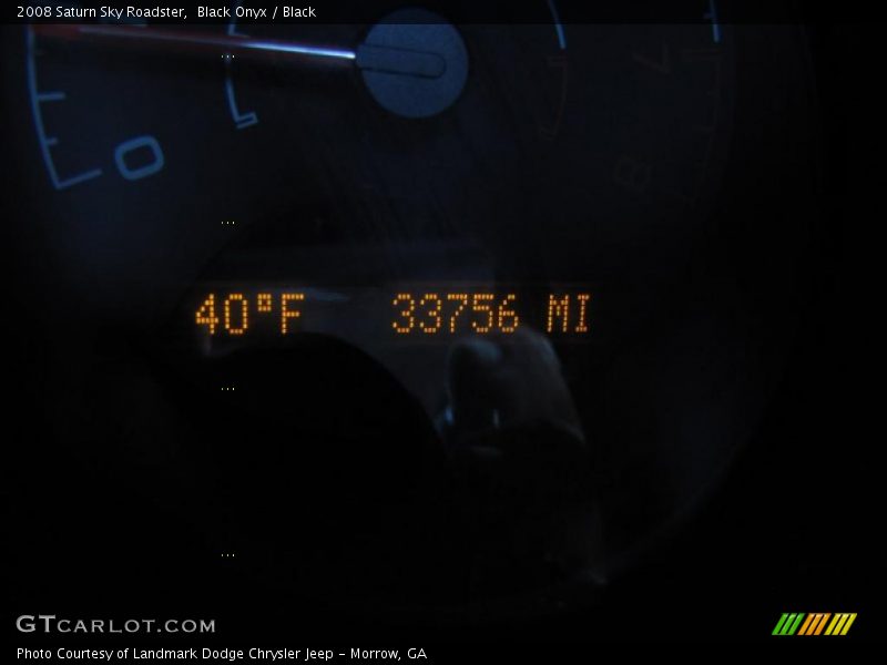 Black Onyx / Black 2008 Saturn Sky Roadster
