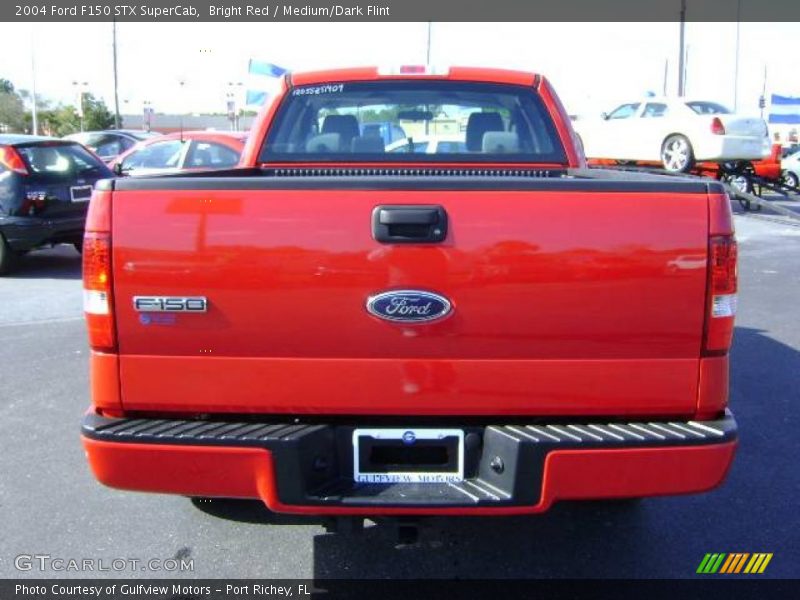 Bright Red / Medium/Dark Flint 2004 Ford F150 STX SuperCab