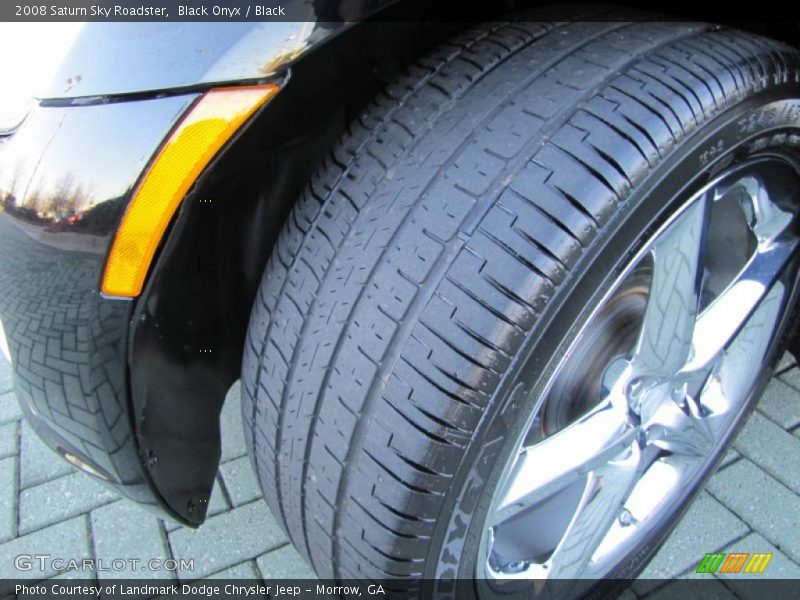 Black Onyx / Black 2008 Saturn Sky Roadster