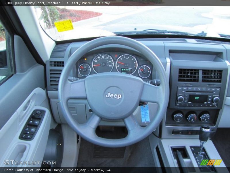 Modern Blue Pearl / Pastel Slate Gray 2008 Jeep Liberty Sport