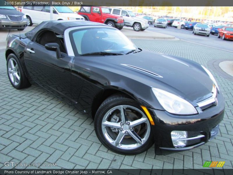 Black Onyx / Black 2008 Saturn Sky Roadster