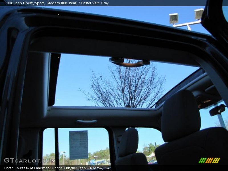 Modern Blue Pearl / Pastel Slate Gray 2008 Jeep Liberty Sport