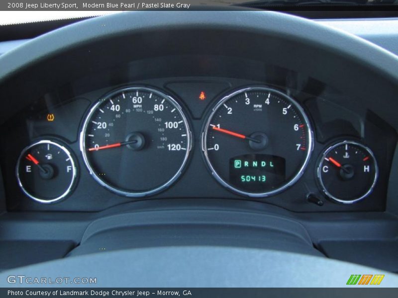 Modern Blue Pearl / Pastel Slate Gray 2008 Jeep Liberty Sport
