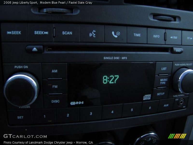 Modern Blue Pearl / Pastel Slate Gray 2008 Jeep Liberty Sport