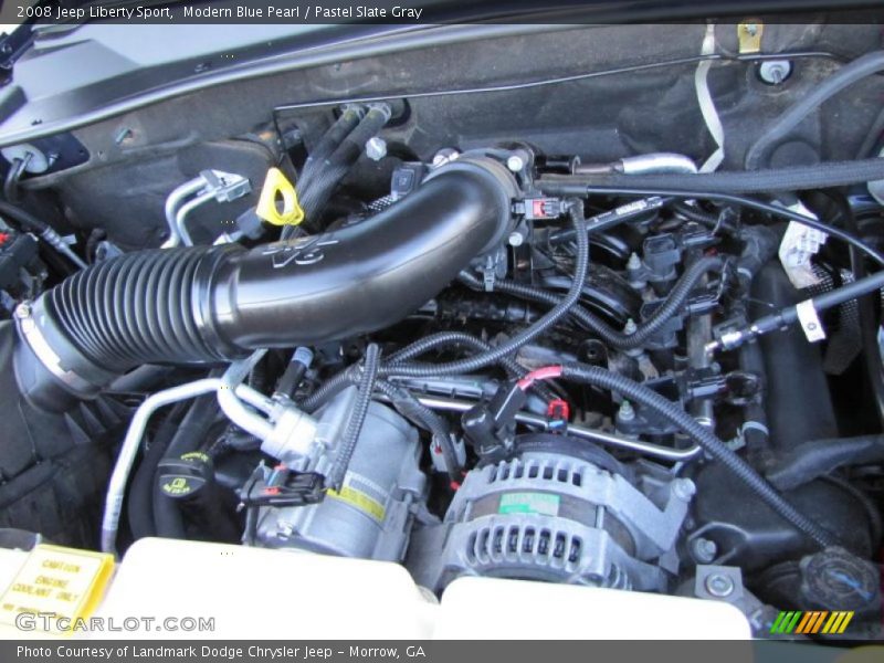 Modern Blue Pearl / Pastel Slate Gray 2008 Jeep Liberty Sport