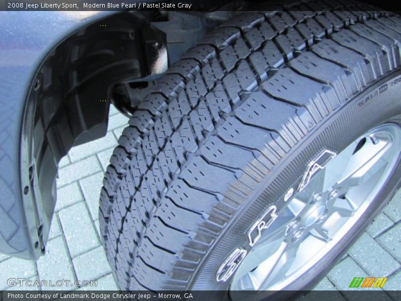 Modern Blue Pearl / Pastel Slate Gray 2008 Jeep Liberty Sport