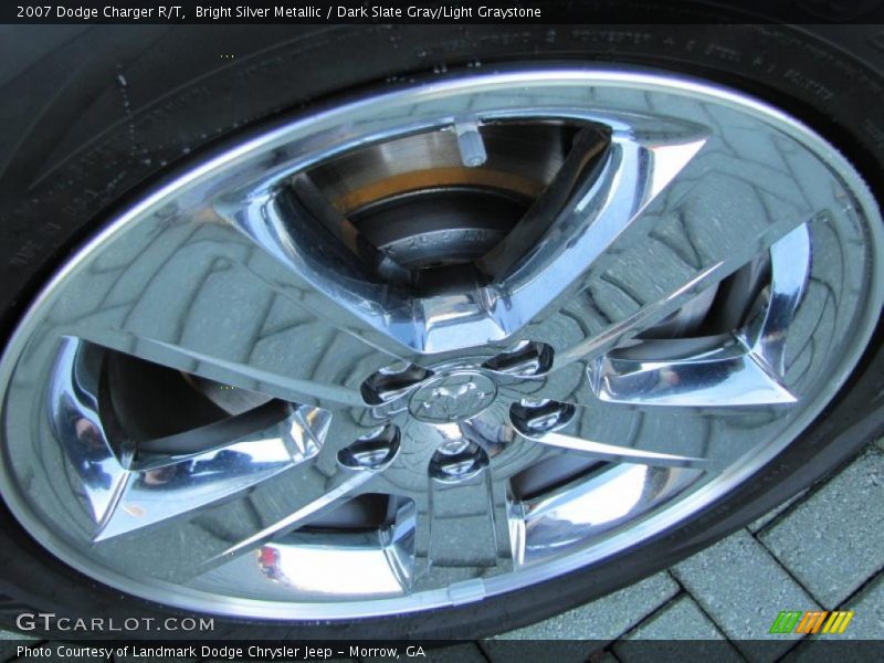 Bright Silver Metallic / Dark Slate Gray/Light Graystone 2007 Dodge Charger R/T