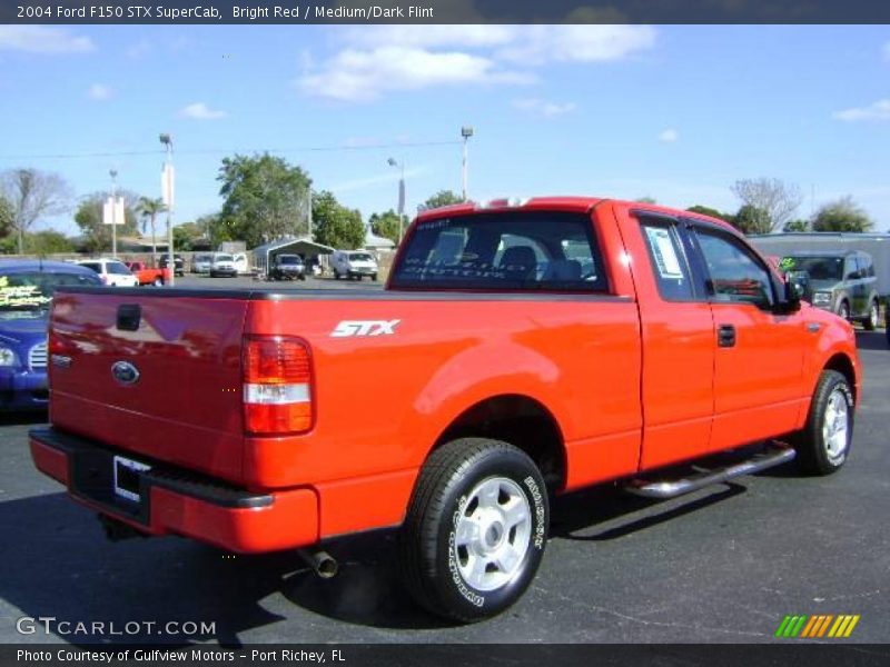 Bright Red / Medium/Dark Flint 2004 Ford F150 STX SuperCab