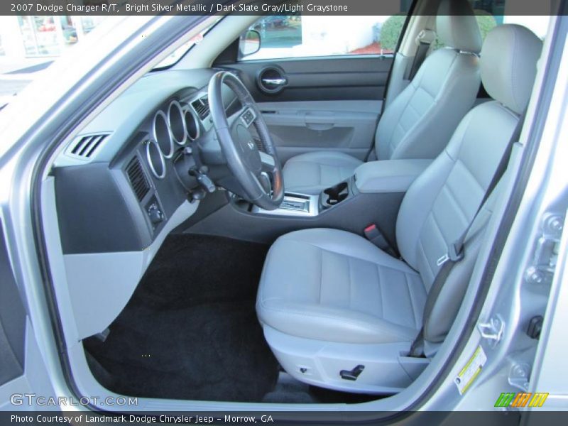 Bright Silver Metallic / Dark Slate Gray/Light Graystone 2007 Dodge Charger R/T