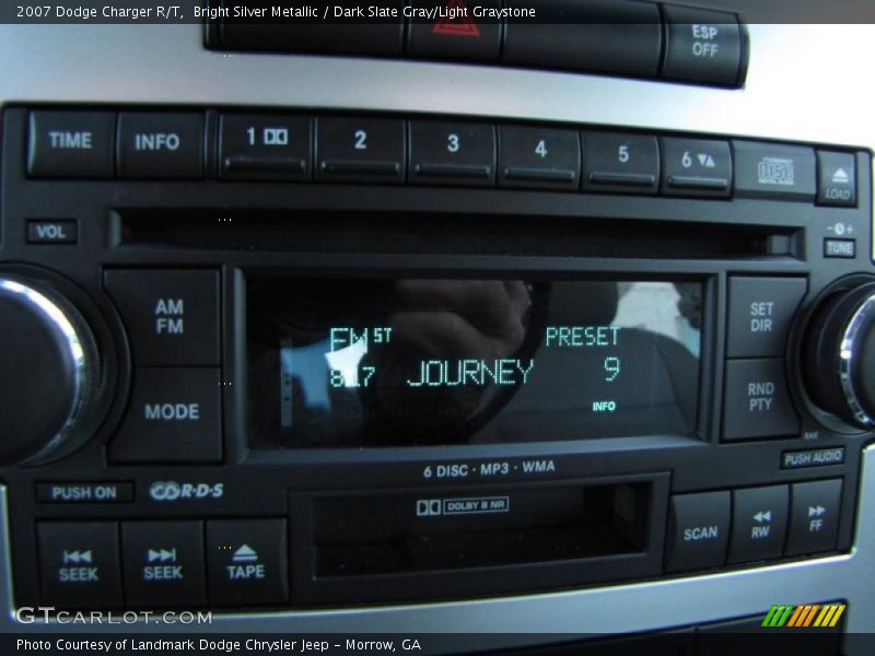 Bright Silver Metallic / Dark Slate Gray/Light Graystone 2007 Dodge Charger R/T