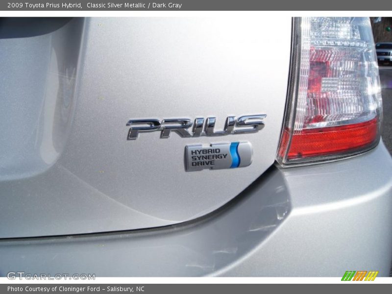 Classic Silver Metallic / Dark Gray 2009 Toyota Prius Hybrid