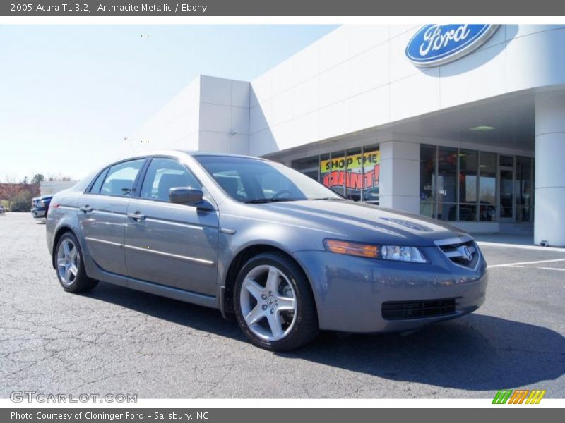 Anthracite Metallic / Ebony 2005 Acura TL 3.2