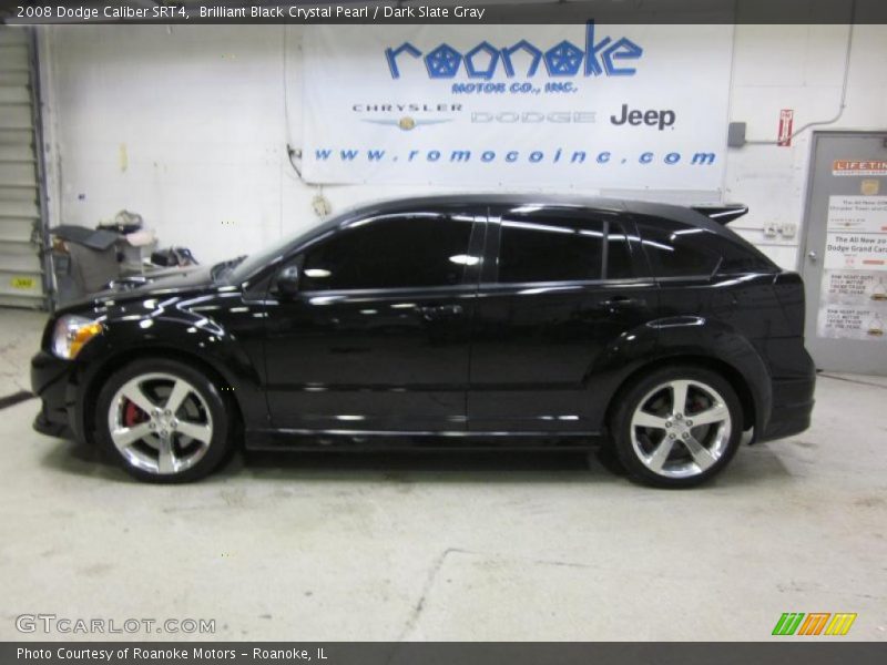 Brilliant Black Crystal Pearl / Dark Slate Gray 2008 Dodge Caliber SRT4