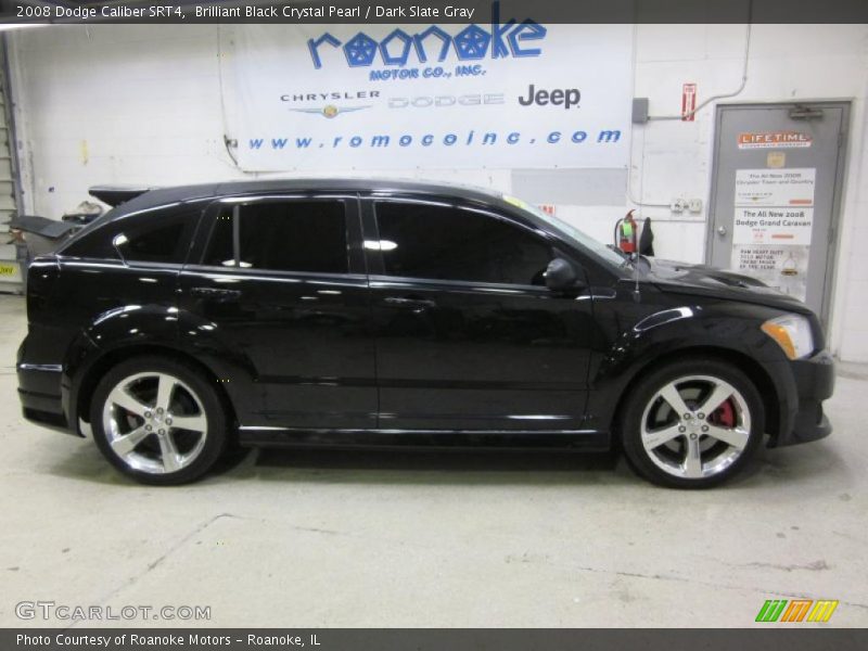 Brilliant Black Crystal Pearl / Dark Slate Gray 2008 Dodge Caliber SRT4