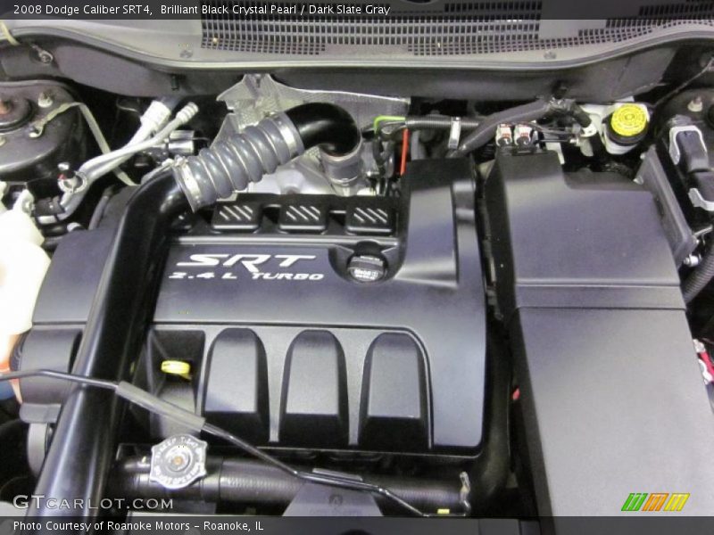 Brilliant Black Crystal Pearl / Dark Slate Gray 2008 Dodge Caliber SRT4