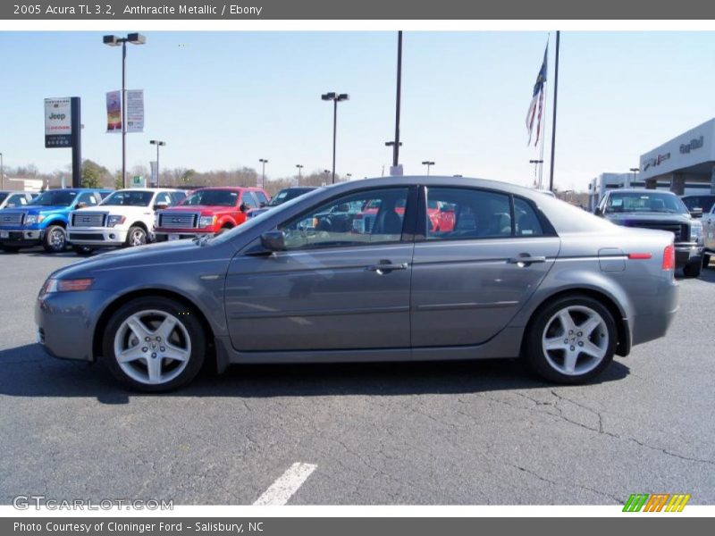 Anthracite Metallic / Ebony 2005 Acura TL 3.2