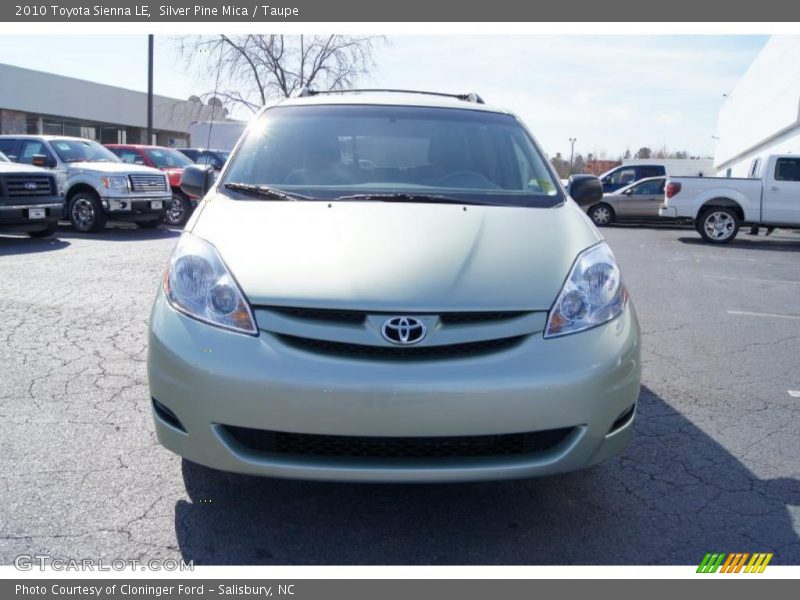 Silver Pine Mica / Taupe 2010 Toyota Sienna LE
