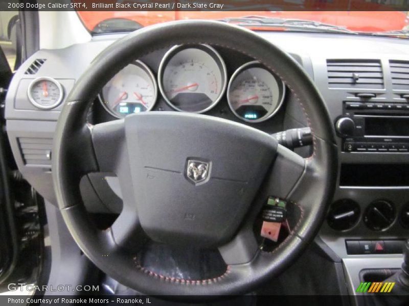 Brilliant Black Crystal Pearl / Dark Slate Gray 2008 Dodge Caliber SRT4