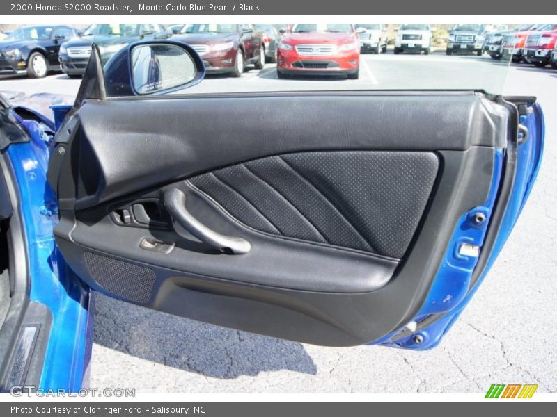Monte Carlo Blue Pearl / Black 2000 Honda S2000 Roadster
