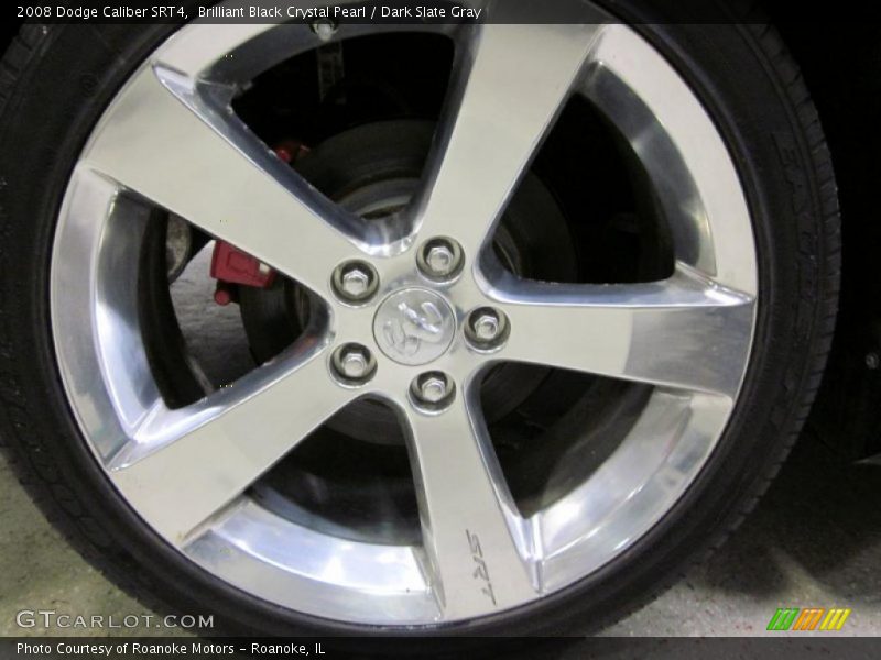 Brilliant Black Crystal Pearl / Dark Slate Gray 2008 Dodge Caliber SRT4