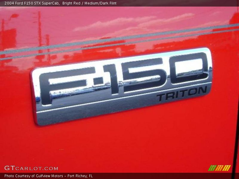 Bright Red / Medium/Dark Flint 2004 Ford F150 STX SuperCab