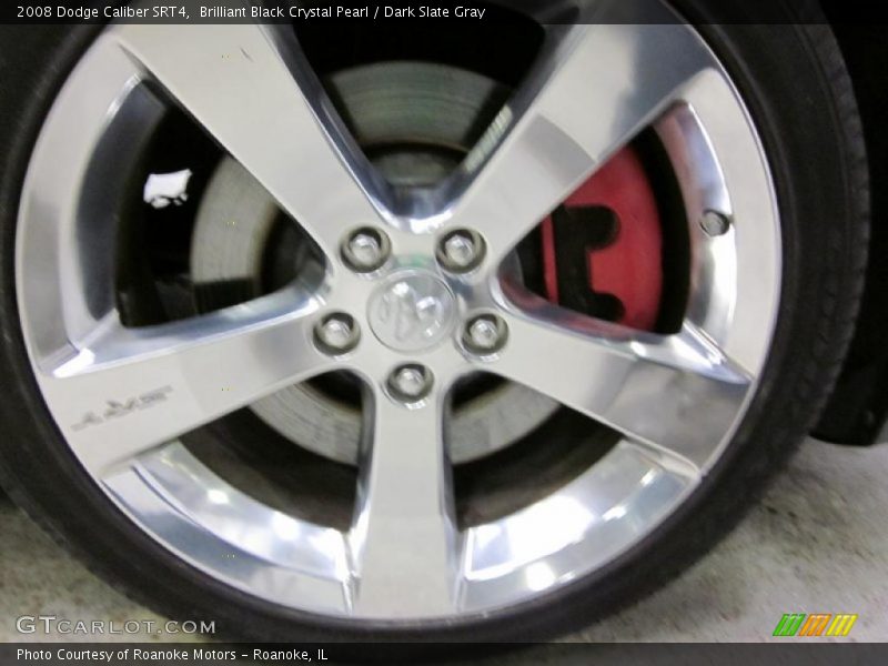 Brilliant Black Crystal Pearl / Dark Slate Gray 2008 Dodge Caliber SRT4