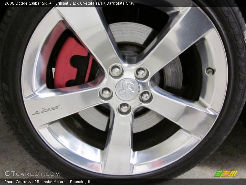 Brilliant Black Crystal Pearl / Dark Slate Gray 2008 Dodge Caliber SRT4
