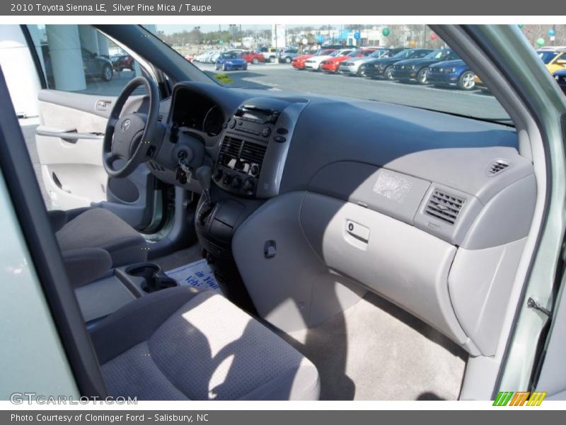 Silver Pine Mica / Taupe 2010 Toyota Sienna LE