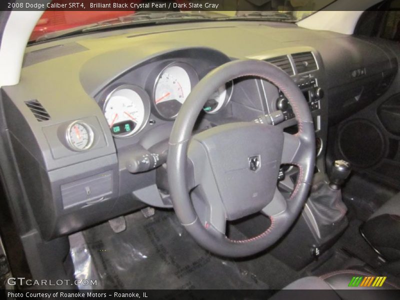 Brilliant Black Crystal Pearl / Dark Slate Gray 2008 Dodge Caliber SRT4
