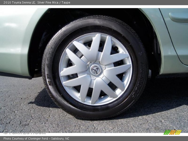 Silver Pine Mica / Taupe 2010 Toyota Sienna LE