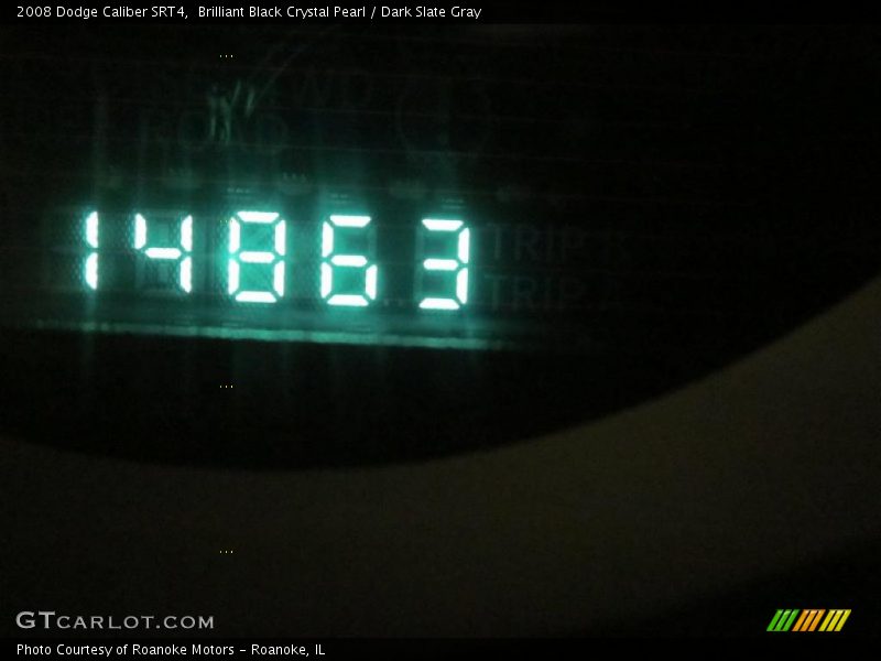 Brilliant Black Crystal Pearl / Dark Slate Gray 2008 Dodge Caliber SRT4