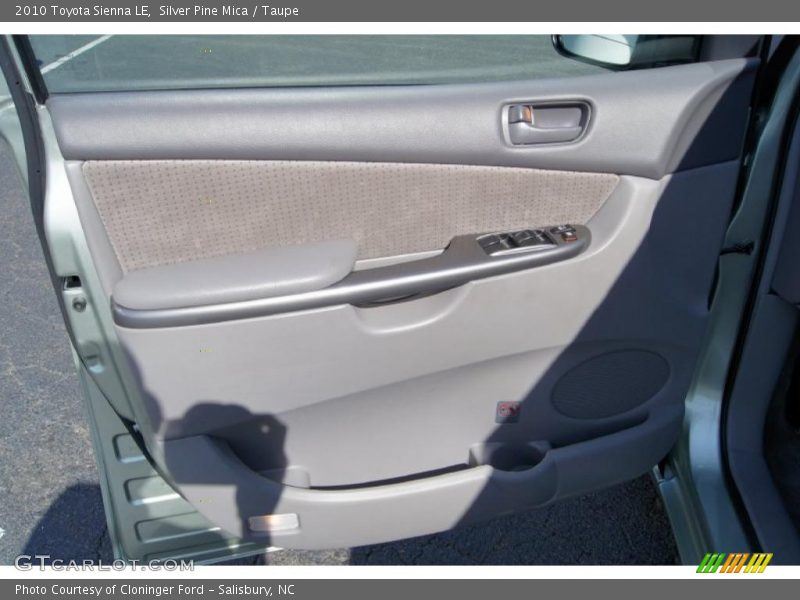 Silver Pine Mica / Taupe 2010 Toyota Sienna LE