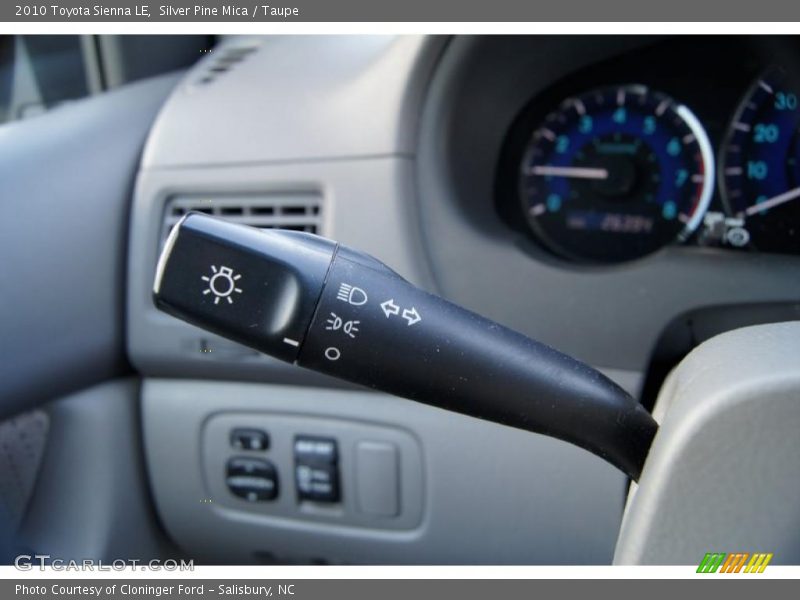 Silver Pine Mica / Taupe 2010 Toyota Sienna LE