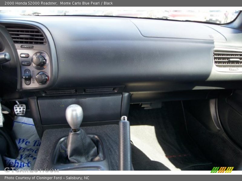 Monte Carlo Blue Pearl / Black 2000 Honda S2000 Roadster