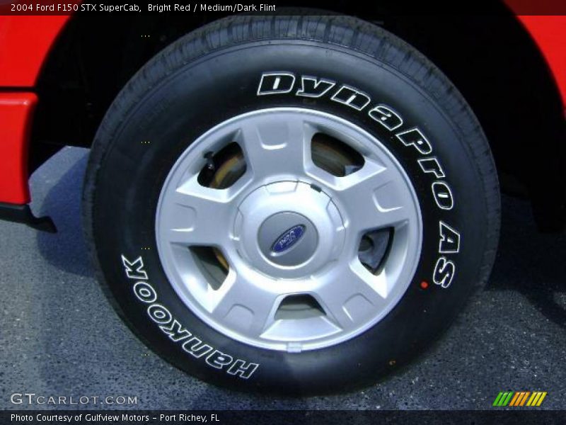 Bright Red / Medium/Dark Flint 2004 Ford F150 STX SuperCab