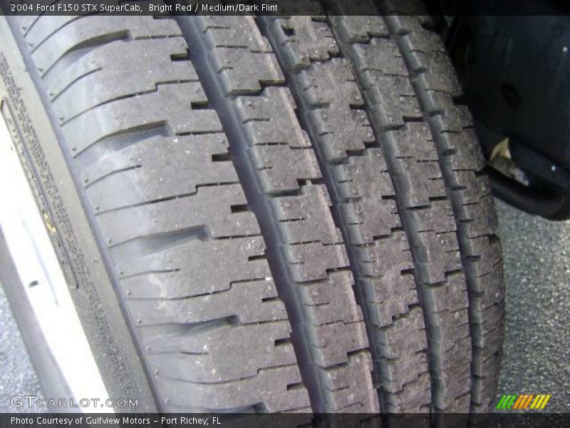 Bright Red / Medium/Dark Flint 2004 Ford F150 STX SuperCab