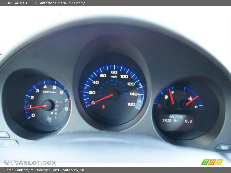 Anthracite Metallic / Ebony 2005 Acura TL 3.2