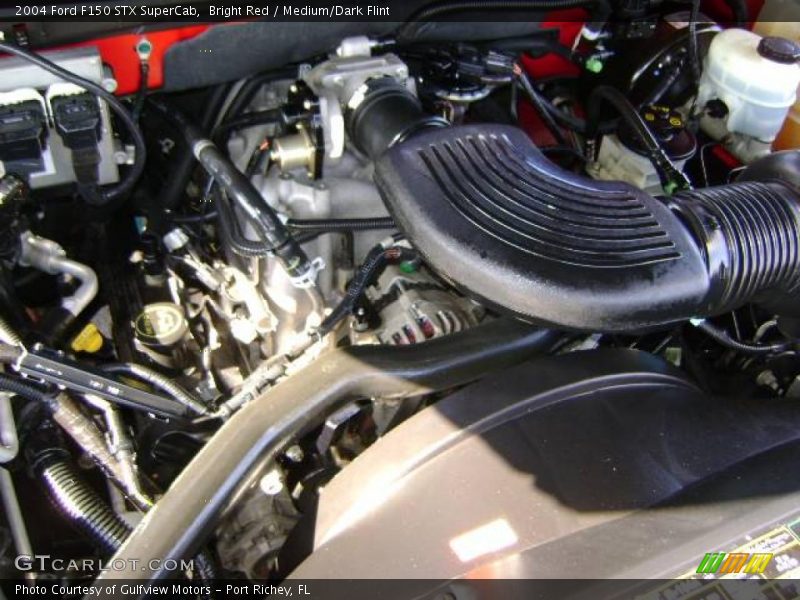 Bright Red / Medium/Dark Flint 2004 Ford F150 STX SuperCab