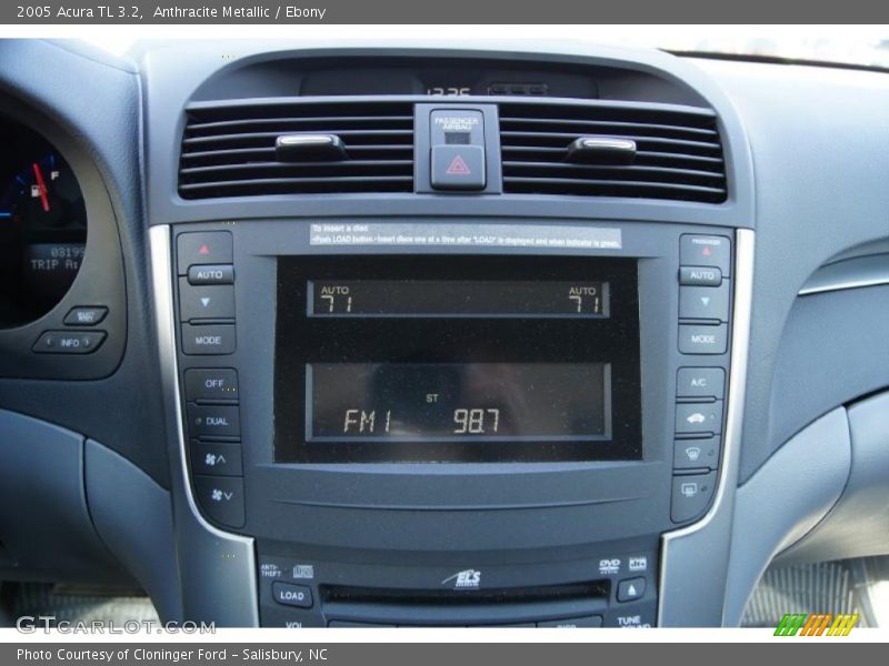 Anthracite Metallic / Ebony 2005 Acura TL 3.2